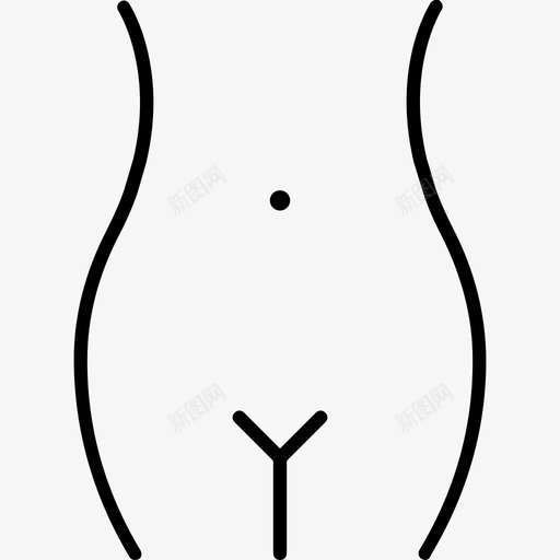 女性生殖器身体器官图标svg_新图网 https://ixintu.com 卵巢 器官 女性生殖器 解剖学 身体