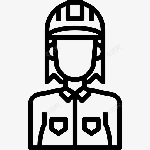 工程师头像女图标svg_新图网 https://ixintu.com 化身 头像 工程师