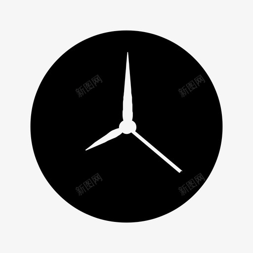 时钟持续时间长度图标svg_新图网 https://ixintu.com 持续时间 时钟 时间 等待 长度