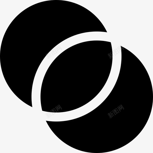 圆形双圆形几何形图标svg_新图网 https://ixintu.com 几何形 可视化 图案 圆形 填充 形状 视觉