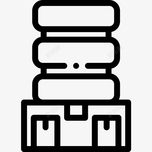 水冷器144办公室线性图标svg_新图网 https://ixintu.com 办公室 水冷 线性