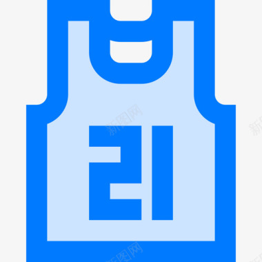 篮球运动衫篮球21蓝色图标图标