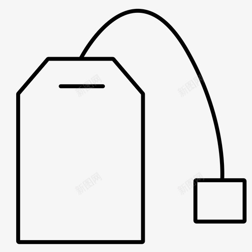 茶包咖啡糖图标svg_新图网 https://ixintu.com 咖啡糖 茶包