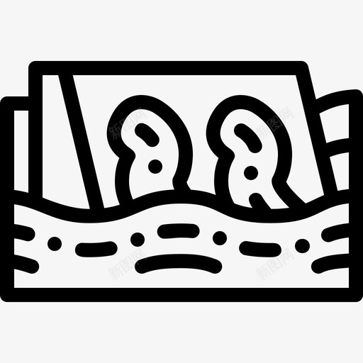 大坝公共服务2线性图标svg_新图网 https://ixintu.com 公共服务2 大坝 线性