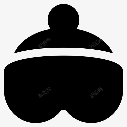 眼镜假日季节图标svg_新图网 https://ixintu.com 假日 冬天 天气 季节 眼镜