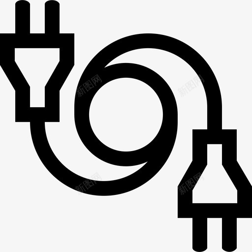 插头电气插头保持图标svg_新图网 https://ixintu.com 保持 插头 电气 针脚