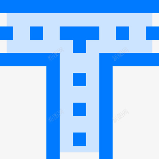 路城市景观9号蓝色图标svg_新图网 https://ixintu.com 城市景观9号 蓝色 路