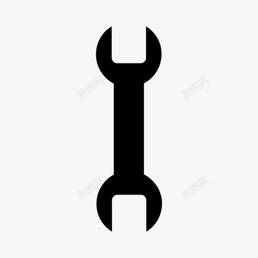 扳手建筑设备图标svg_新图网 https://ixintu.com 工业 工作 工具 建筑 扳手 设备