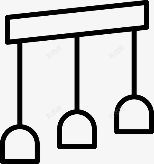 灯天花板安装图标svg_新图网 https://ixintu.com 多个 天花板 安装 家用