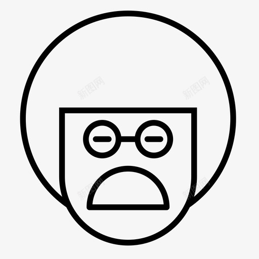 男孩表情脸图标svg_新图网 https://ixintu.com 1行 悲伤 男孩 表情
