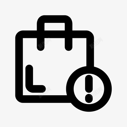 行李错误取消行李箱图标svg_新图网 https://ixintu.com 取消 行李箱 行李错误 随机加粗