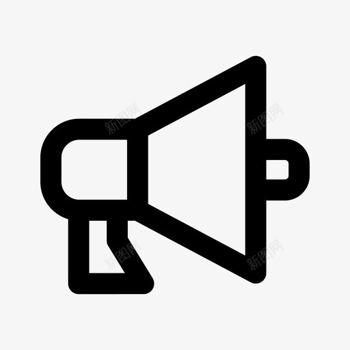 广告大喇叭营销图标svg_新图网 https://ixintu.com 大喇叭 广告 营销