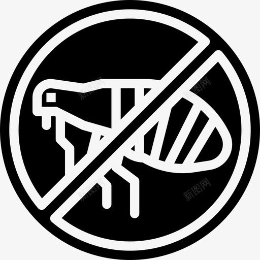 防蚤兽医56固体图标svg_新图网 https://ixintu.com 兽医56 固体 防蚤