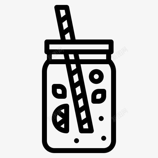 橙汁饮料45提纲图标svg_新图网 https://ixintu.com 提纲 橙汁 饮料