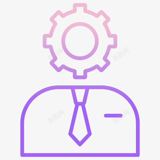 企业商业战略32轮廓梯度图标svg_新图网 https://ixintu.com 企业 商业 战略 梯度 轮廓