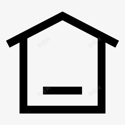 家庭菜单手机图标svg_新图网 https://ixintu.com 家庭 手机 用户 菜单