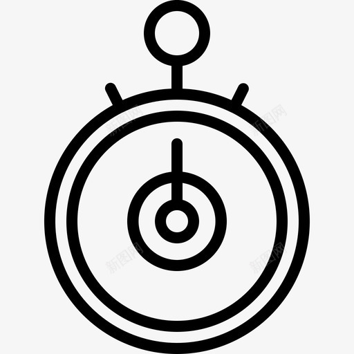 时间测量秒表图标svg_新图网 https://ixintu.com 2019 搅拌机 时间 测量 秒表 计时器