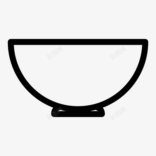 碗食物营养图标svg_新图网 https://ixintu.com 营养 食物