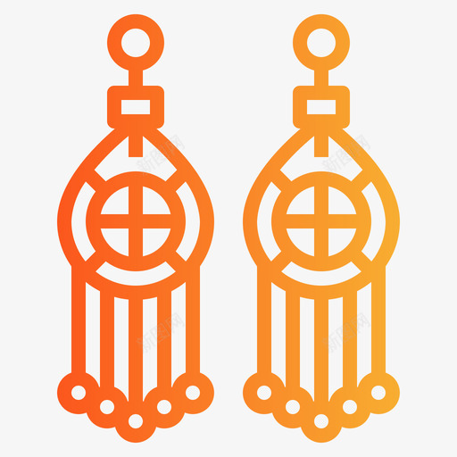 耳环非洲9渐变色图标svg_新图网 https://ixintu.com 变色 渐变 耳环 非洲