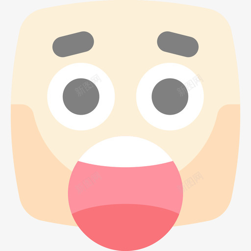 惊讶表情图49平淡图标svg_新图网 https://ixintu.com 平淡 惊讶 表情