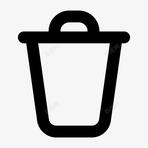 垃圾箱删除基本用户界面工具包图标svg_新图网 https://ixintu.com 删除 垃圾箱 基本用户界面工具包