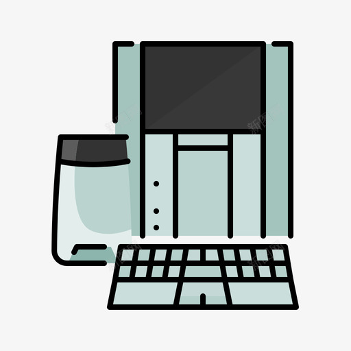 Macintosh苹果产品1线性颜色图标svg_新图网 https://ixintu.com Macintosh 线性颜色 苹果产品1