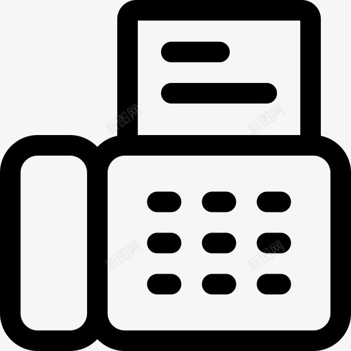 传真通讯183直拨图标svg_新图网 https://ixintu.com 传真 直拨 通讯