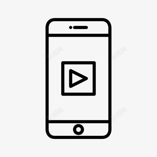 视频通信功能图标svg_新图网 https://ixintu.com 功能 移动 视频 通信