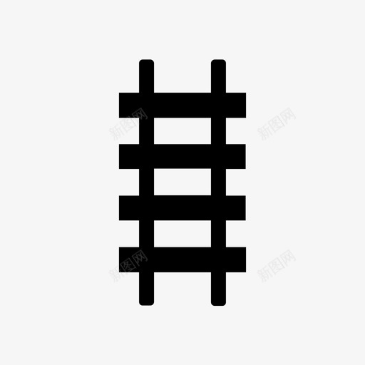 梯子施工应急图标svg_新图网 https://ixintu.com 安全 工作 工具 应急 施工 梯子