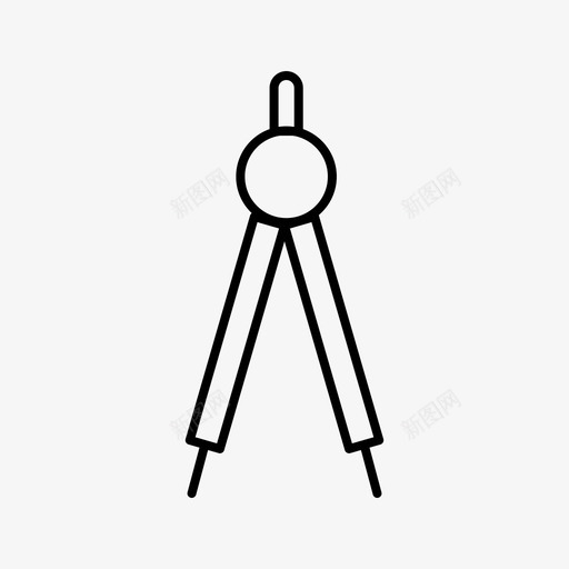 罗盘画画圆图标svg_新图网 https://ixintu.com 28个数学符号 画 画圆 画罗盘 罗盘