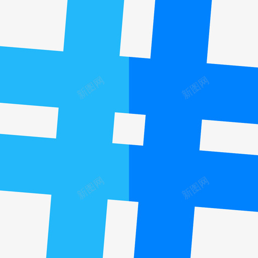 Hash社交媒体108扁平图标svg_新图网 https://ixintu.com Hash 媒体 扁平 社交