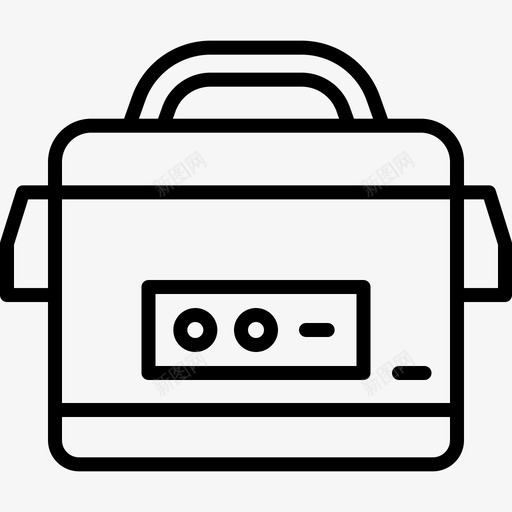 电饭煲电子11线性图标svg_新图网 https://ixintu.com 电子 电饭煲 线性