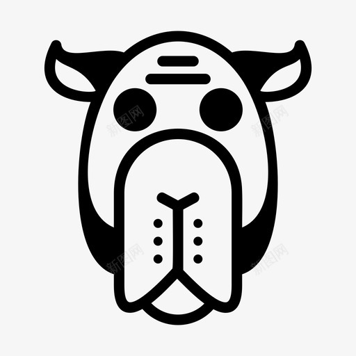 骆驼动物埃及图标svg_新图网 https://ixintu.com 动物 哺乳动物 埃及 野生动物 骆驼