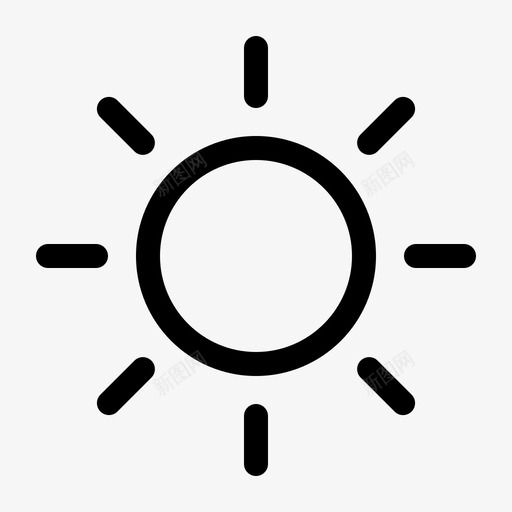 太阳光束明亮图标svg_新图网 https://ixintu.com 光束 光线 太阳 日落 明亮 气候