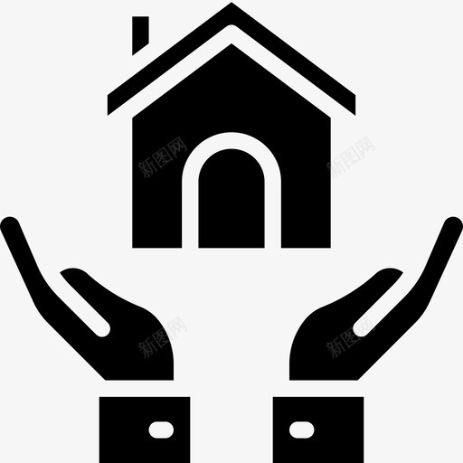 家庭保险保险39填充图标svg_新图网 https://ixintu.com 保险39 填充 家庭保险