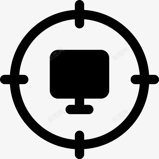 目标黑客39已满图标svg_新图网 https://ixintu.com 已满 目标 黑客