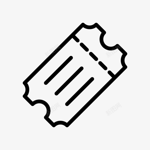 门票优惠券活动图标svg_新图网 https://ixintu.com 优惠券 字形 活动 电影 票券 轮廓 门票