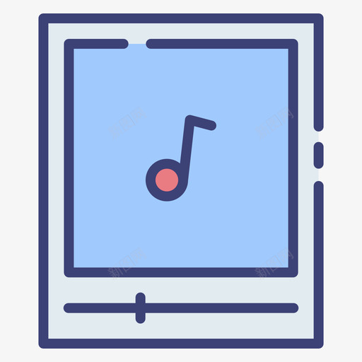 音乐播放器android10线性颜色图标svg_新图网 https://ixintu.com android 播放器 线性 音乐 颜色