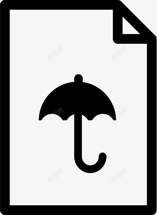 保险承保范围文件图标svg_新图网 https://ixintu.com 保单 保险 医疗 承保范围 文件