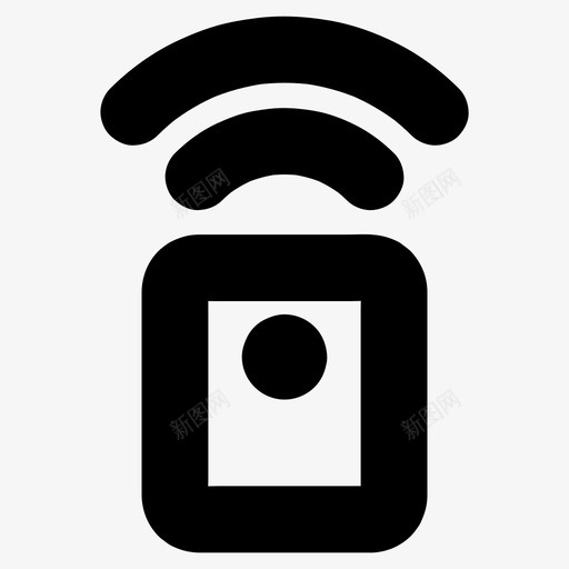 遥控器设备电子图标svg_新图网 https://ixintu.com 信号 无线 电子 设备 遥控器 配件