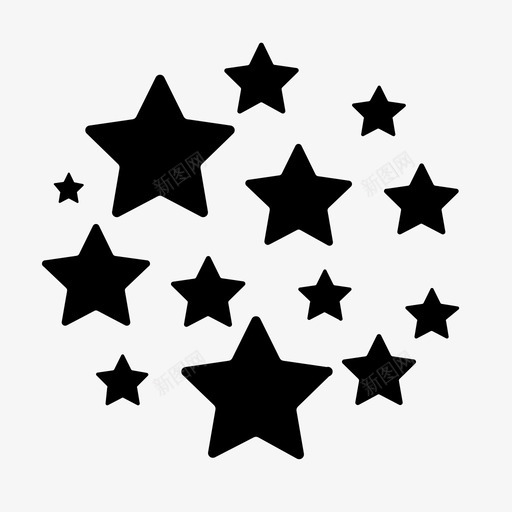 星星牛奶路太空图标svg_新图网 https://ixintu.com 太空 星星 牛奶路