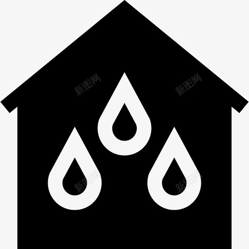 水智能家居70充满图标svg_新图网 https://ixintu.com 充满 智能家居