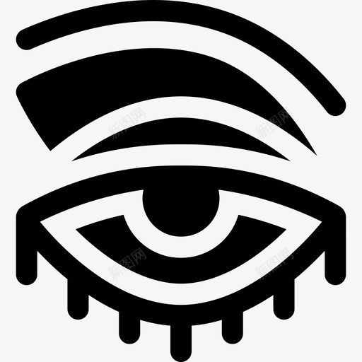TwiggyEye城市部落29充满图标svg_新图网 https://ixintu.com Eye Twiggy 充满 城市 部落