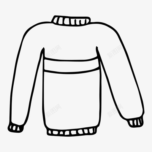 毛衣衣服夹克图标svg_新图网 https://ixintu.com 夹克 毛衣 素描 衣服 衣柜