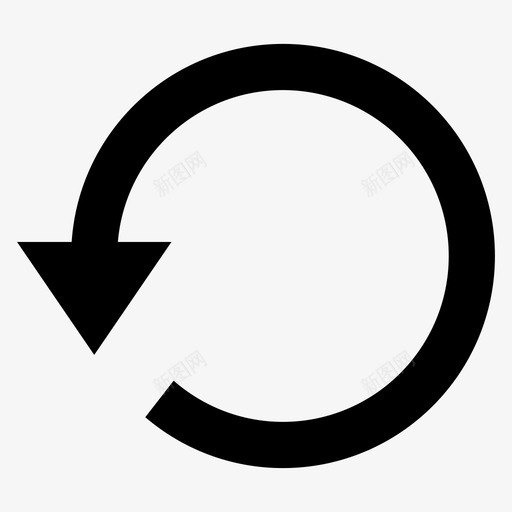 刷新-左svg_新图网 https://ixintu.com 刷新-左