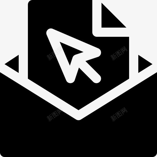 电子邮件业务406已填充图标svg_新图网 https://ixintu.com 业务406 已填充 电子邮件
