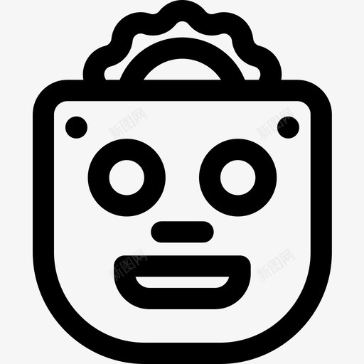 人工智能机器人学38直线型图标svg_新图网 https://ixintu.com 人工智能 机器人学38 直线型