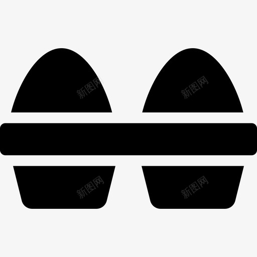 鸡蛋农场34填充图标svg_新图网 https://ixintu.com 农场34 填充 鸡蛋