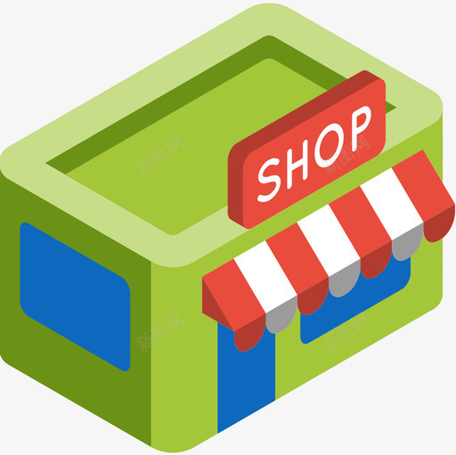 商店商业329公寓图标svg_新图网 https://ixintu.com 公寓 商业 商店