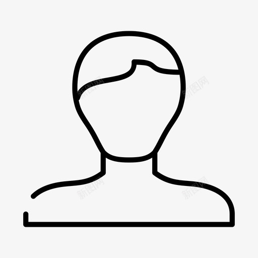 随机用户配置文件瘦用户界面瘦用户配置文件图标svg_新图网 https://ixintu.com 用户 用户界面 配置文件 随机